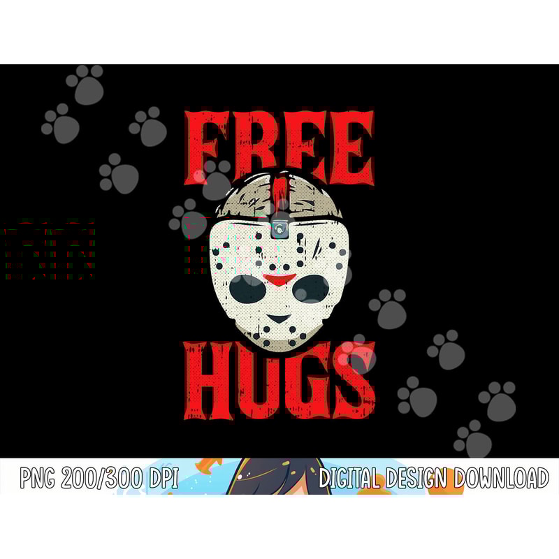 Free Hugs Lazy Halloween Costume Scary Creepy Horror Movie png, sublimation copy.jpg