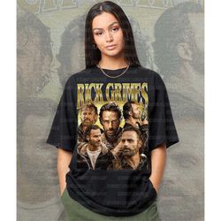 rick grimes vintage style shirt, rick grimes actor retro 90's unisex t-shirt, retro rick grimes tee, fans gift for women