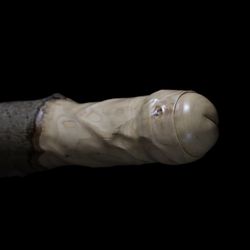 Wood penis 261, erotic art sculpture, wooden penis sculpture, adult content.