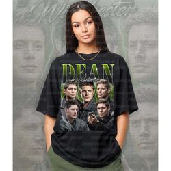 dean winchester vintage t-shirt, dean winchester retro 90s tshirt, dean winchester homage tees, dean winchester fan gift