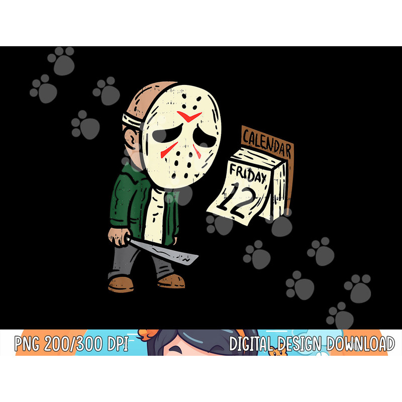 Friday 12th Funny Halloween Horror Movie Humor png,sublimation copy.jpg