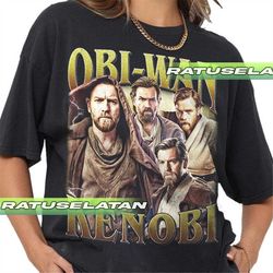 limited obi wan kenobi vintage t-shirt, gift for women and man unisex t-shirt