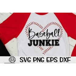 baseball junkie, baseball mom svg, mom, mom svg, baseball, baseball svg, junkie, junkie svg, baseball love heart, baseba