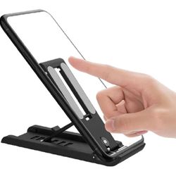 universal adjustable & foldable cell phone and tablet stand holder desktop phone kickstand