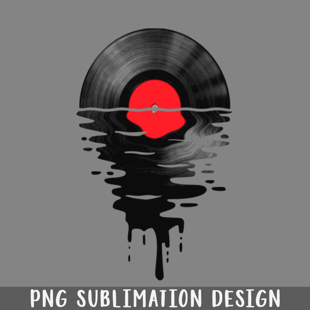QA0607141-Vinyl LP Music Record Sunset Red PNG Download.jpg