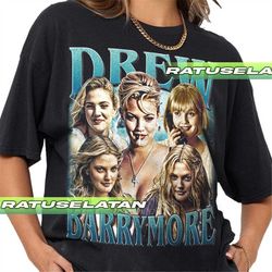 limited drew barrymore vintage t-shirt, gift for women and man unisex t-shirt