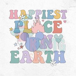 happiest place on earth mickey png svg bundle, family vacation, happiest vacay 2023, family trip 2023, vacay mode, best