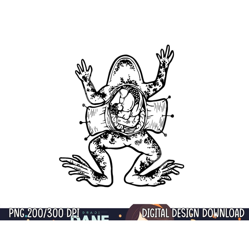 Frog Dissection Herpetologist Biology Teacher Cute Frog png, sublimation copy.jpg
