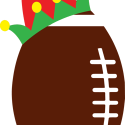 Football Elf Hat Svg, Merry Christmas Svg, Christmas svg, Christmas design, santa Svg, Noel Svg, Digital Download
