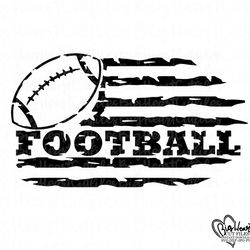 distressed football flag svg, png, jpg, dxf, usa flag svg, usa football flag svg, football cut files, silhouette, cricut