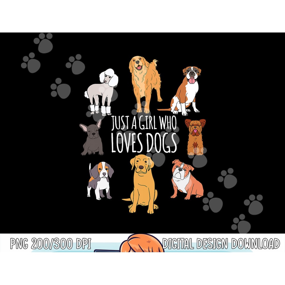 Fun Dog Puppy Lover Themed Cute Just A Girl Who Loves Dogs png, sublimation copy.jpg