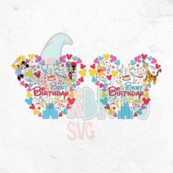 best birthday ever, winnie birthday png bundle, tiger birthday design, magical castle celebration png bundle,birthday sq