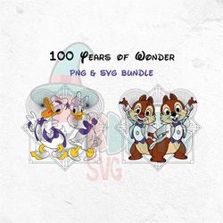 100 years of wonder 2023 svg png, d23 expo, 2023 exhibition daisy donald, 100th anniversary, magical castle anniversary