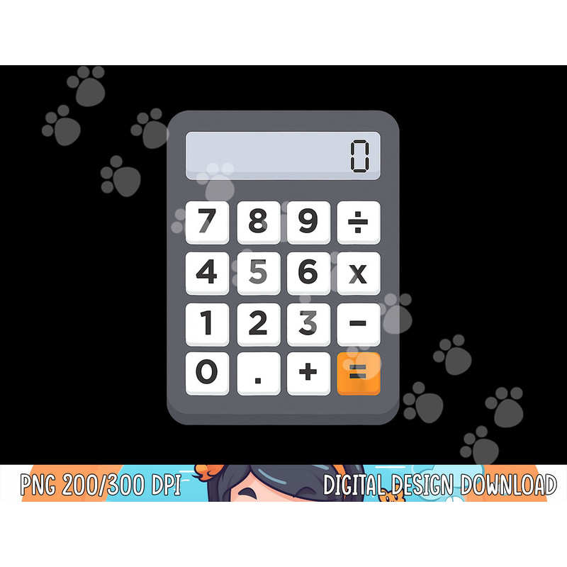 Funny Accountant Halloween Costume Outfit Math Calculator png, sublimation copy.jpg