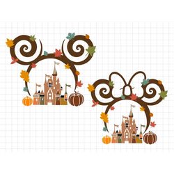 bundle magic castle autumn svg, autumn leaves pumpkin svg, fall svg, happy fall svg, autumn leaves svg, png files for cr