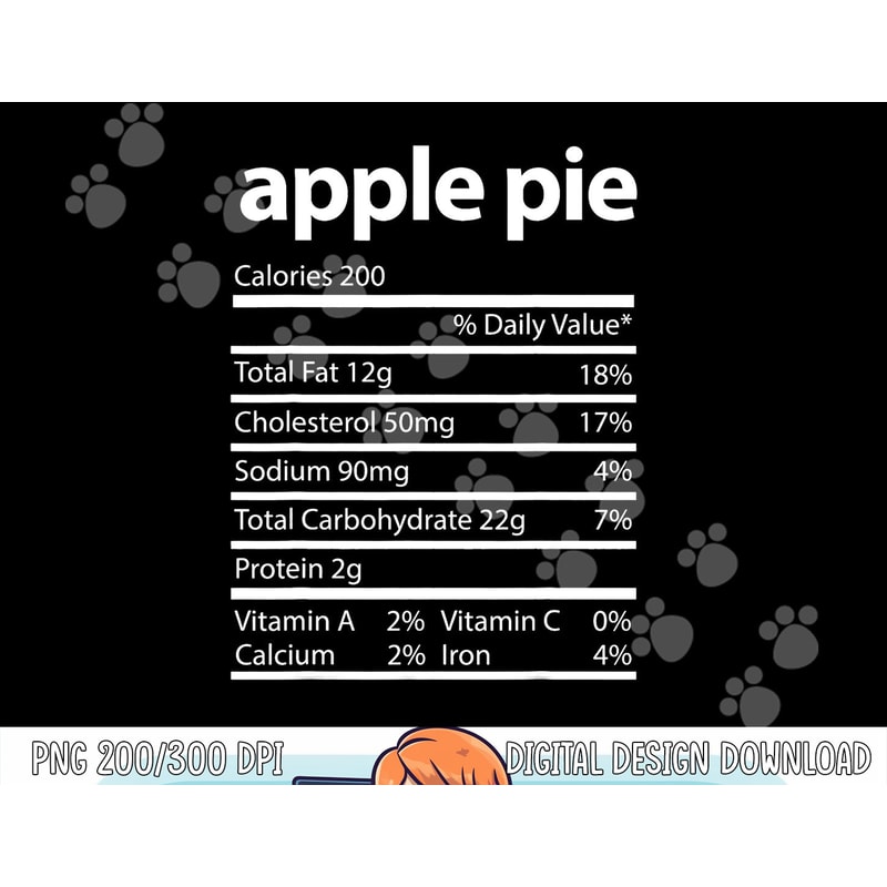 Funny Apple Pie Family Thanksgiving Nutrition Facts Food Men png, sublimation copy.jpg