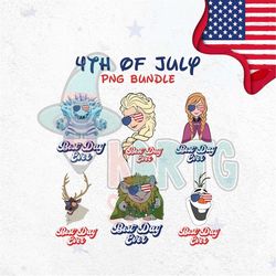 4th of july frozen best day ever png, olaf, sven, marshmallow png bundle, hello sunshine, magical castle png, magical va