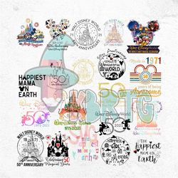 50th anniversary png, 50th years of magic castle anniversary png