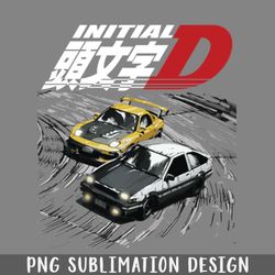 initial d downhill mountain drifting ae86 vs fd png download