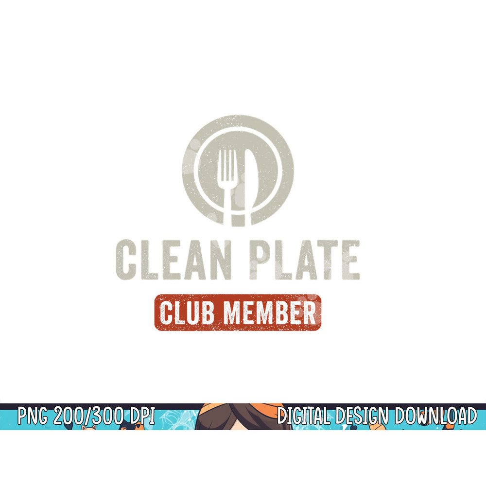 Funny Clean Plate Club Turkey Thanksgiving png, sublimation copy.jpg
