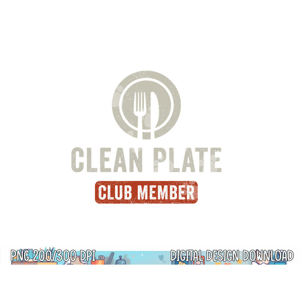 Funny Clean Plate Club Turkey Thanksgiving png, sublimation copy.jpg