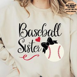 baseball svg, baseball sister svg, png, jpg, dxf, proud sister svg, baseball sister cut file,baseball cut files,silhouet