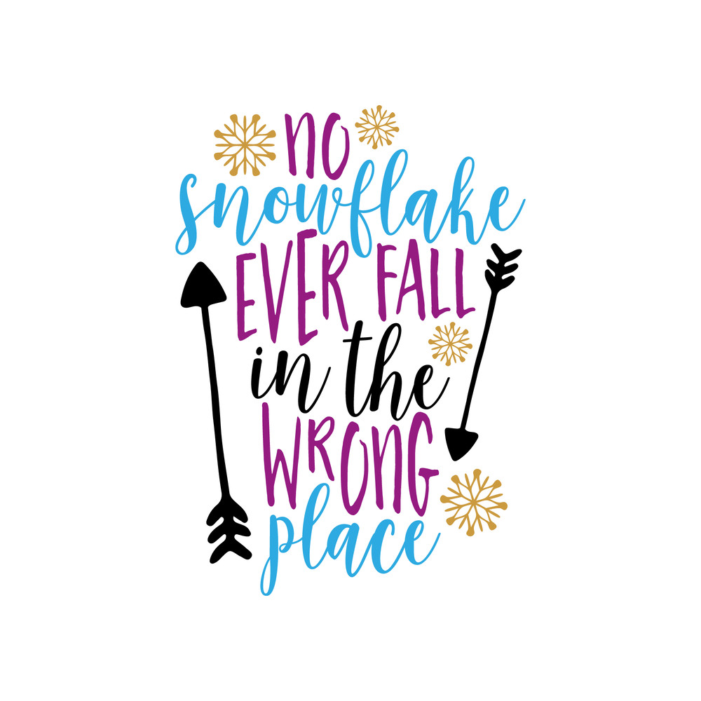 No Snowflakes Ever Fall In The Wrong Place.png