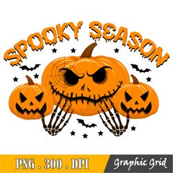 Spooky Season Png, Fall Png, Autumn Png, Halloween Svg, Png For Shirt, Retro Halloween Png