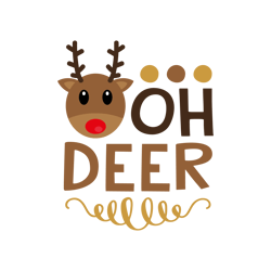 oh deer svg, merry christmas svg, christmas svg, christmas design, santa svg, noel svg, digital download