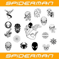 spiderman svg spiderman logo svg spiderman bundle svg hero svg marvel svg clipart printable spider hero svg marvel svg s