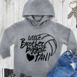 volleyball svg, little brother biggest fan shirt design, volleyball cut file, sis, sister brother bro, svg, eps, dxf,