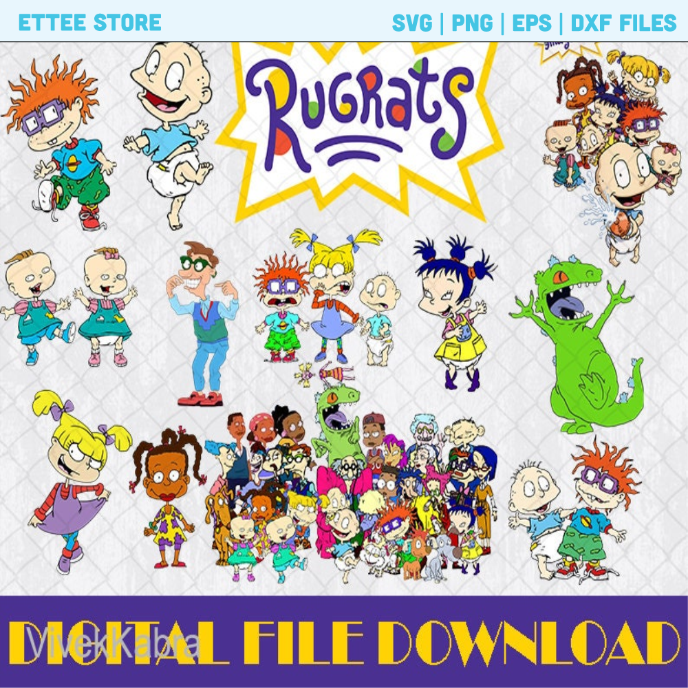Rugrats png bundle, Rugrats PNG, Rugrats Clipart, Rugrats digital files, Instant Download, png for cricut - 1.jpg