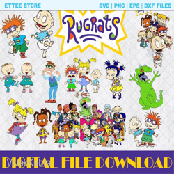 rugrats png bundle, rugrats png, rugrats clipart, rugrats digital files, instant download, png for cricut