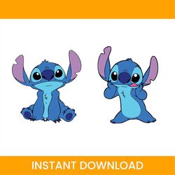 sitting stitch svg png dxf, stitch svg, stitch svg bundle, cute stitch svg, stitch clipart, stitch png, stitch svg, lilo