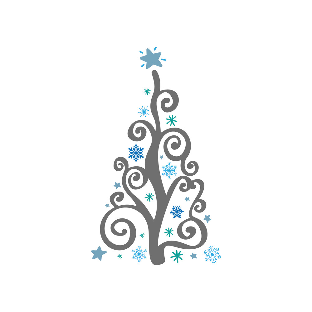 Snowflakes Christmas Tree.png