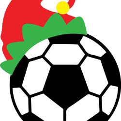 Soccer Elf Hat Svg, Merry Christmas Svg, Christmas svg, Christmas design, Santa logo, Noel Svg, Digital Download