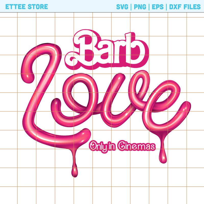 Sublimation Love Pink PNG, Girl B shirt Cut file, Pink girl doll digital, Love shirt png, Sublimation pink Love png, Doll svg Love text Png - 1.jpg