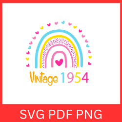 vintage 1954 retro svg | vintage 1954 svg design | vintage 1954 sublimation designs | printable art | digital download