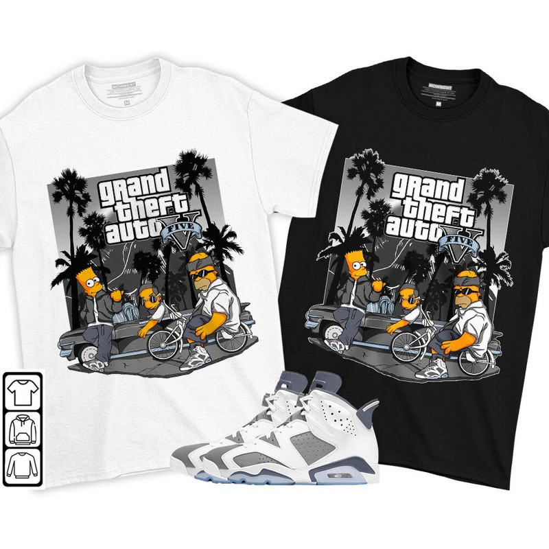 Bart Chicano Unisex Sneaker Shirt Match Retro Cool Grey 6s Tee, Jordan 6 Cool Grey T-Shirt, Hoodie, Sweatshirt - 1.jpg