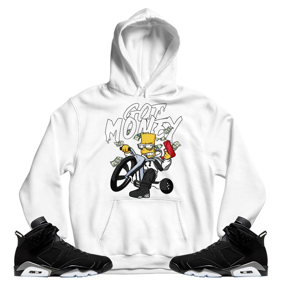 Bart Got Money Unisex Sneaker Shirt Match Black Chrome 6s Tee, Jordan 6 Black Chrome T-Shirt, Hoodie, Sweatshirt - 4.jpg