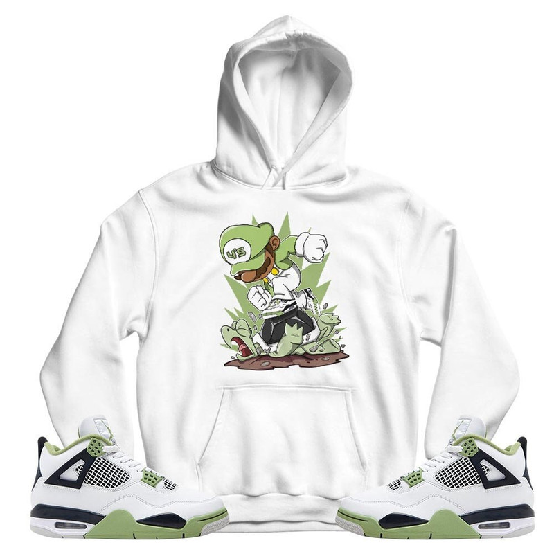 Game Crazy Unisex Sneaker Shirt Match Retro Oil Green 4s Tee, Jordan 4 Oil Green T-Shirt, Hoodie, Sweatshirt - 4.jpg