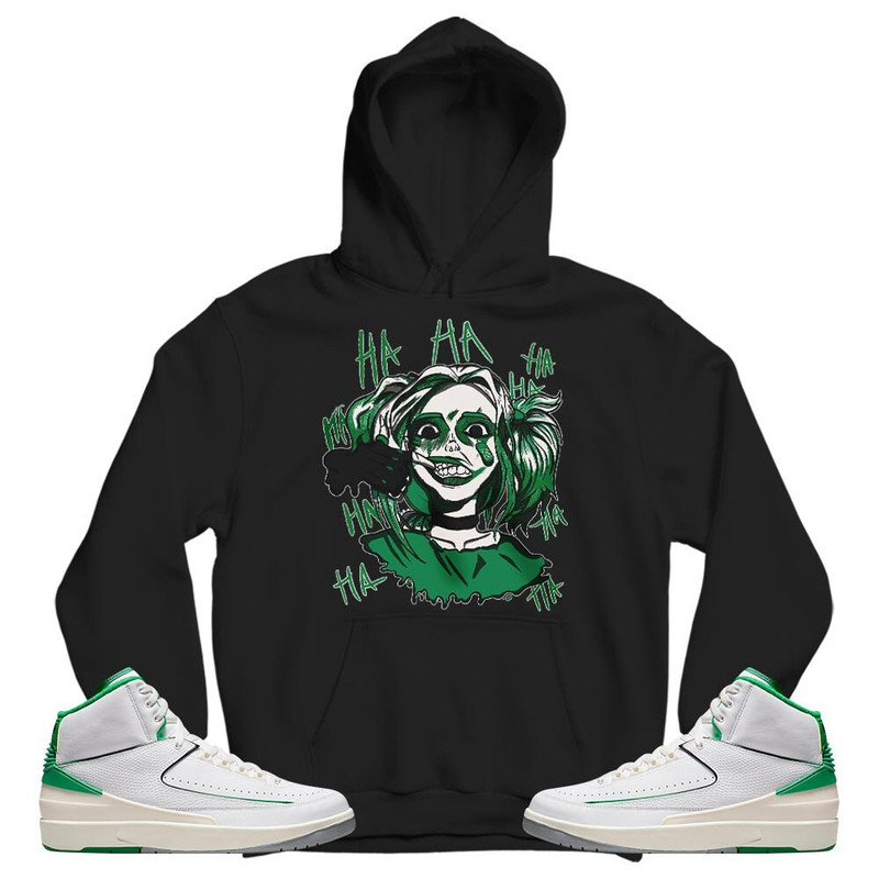 Harley Quinn Unisex Sneaker Shirt Match Lucky Green 2s Tee, Jordan 2 Lucky Green T-Shirt, Hoodie, Sweatshirt - 3.jpg