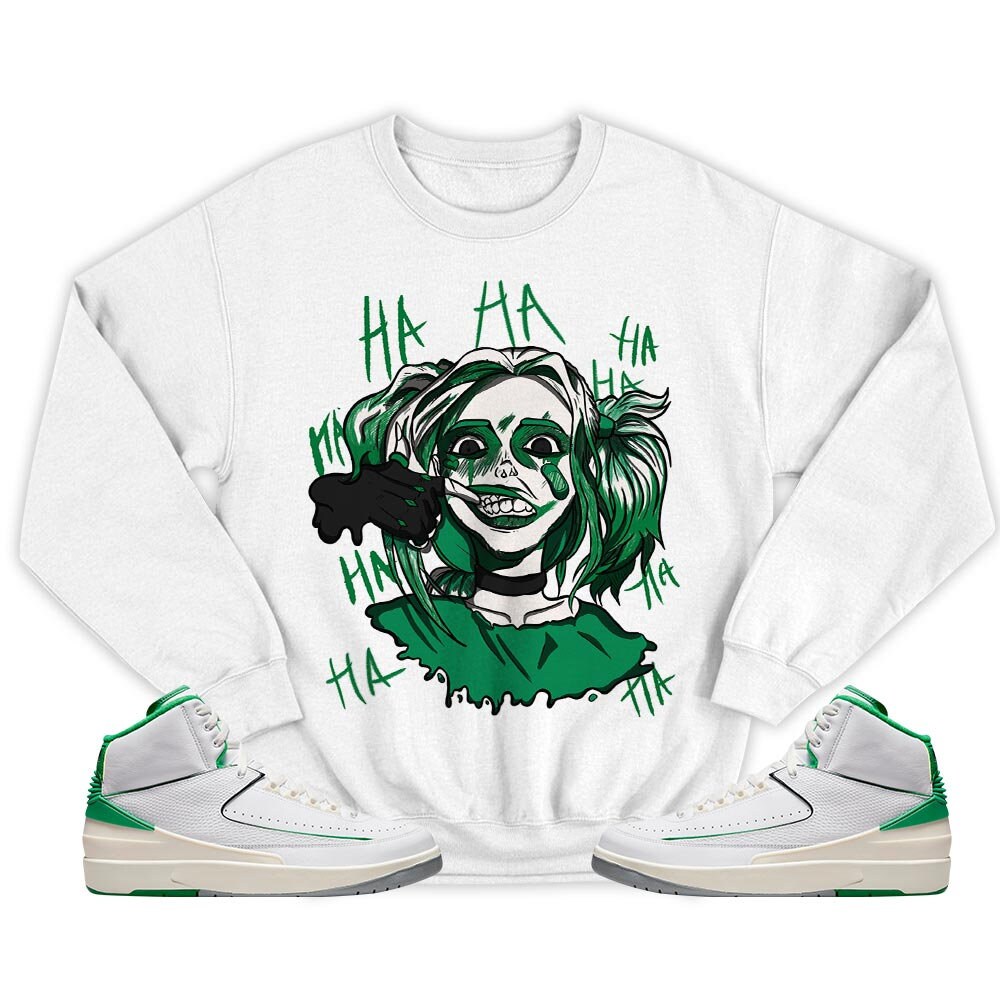 Harley Quinn Unisex Sneaker Shirt Match Lucky Green 2s Tee, Jordan 2 Lucky Green T-Shirt, Hoodie, Sweatshirt - 5.jpg