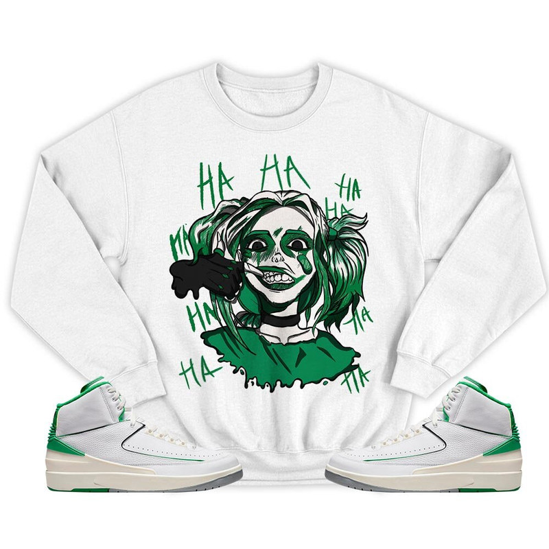 Harley Quinn Unisex Sneaker Shirt Match Lucky Green 2s Tee, Jordan 2 Lucky Green T-Shirt, Hoodie, Sweatshirt - 5.jpg