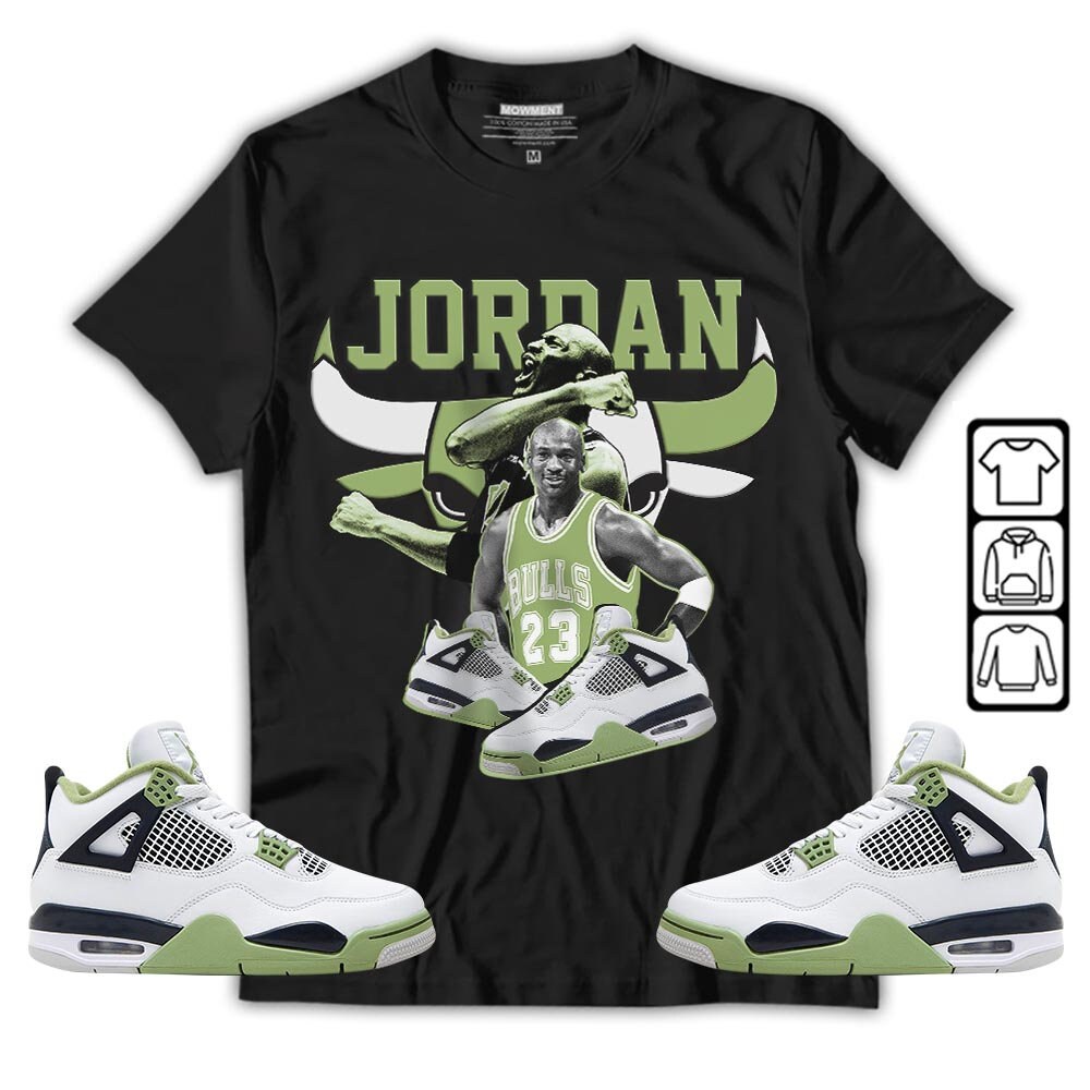Jordan Legend Unisex Sneaker Shirt Match Retro Oil Green 4s Tee, Jordan 4 Oil Green T-Shirt, Hoodie, Sweatshirt - 2.jpg