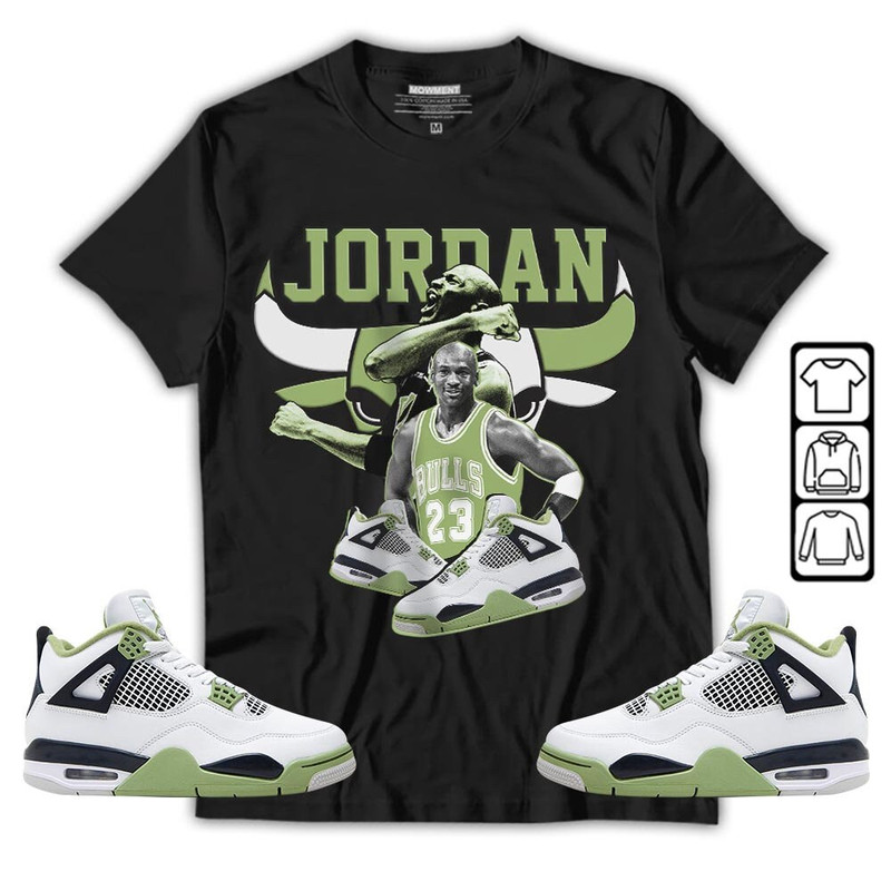 Jordan Legend Unisex Sneaker Shirt Match Retro Oil Green 4s Tee, Jordan 4 Oil Green T-Shirt, Hoodie, Sweatshirt - 2.jpg
