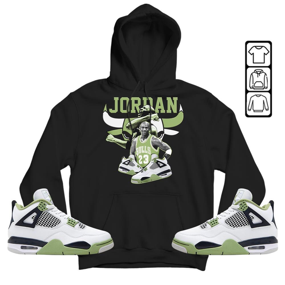 Jordan Legend Unisex Sneaker Shirt Match Retro Oil Green 4s Tee, Jordan 4 Oil Green T-Shirt, Hoodie, Sweatshirt - 4.jpg