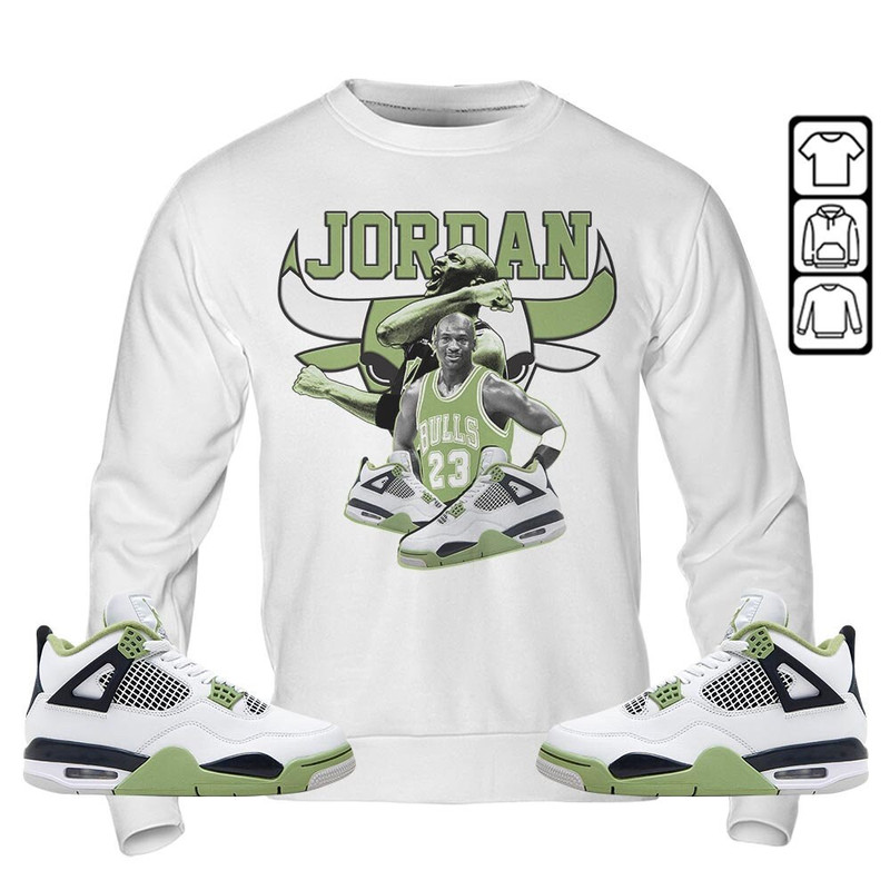 Jordan Legend Unisex Sneaker Shirt Match Retro Oil Green 4s Tee, Jordan 4 Oil Green T-Shirt, Hoodie, Sweatshirt - 5.jpg