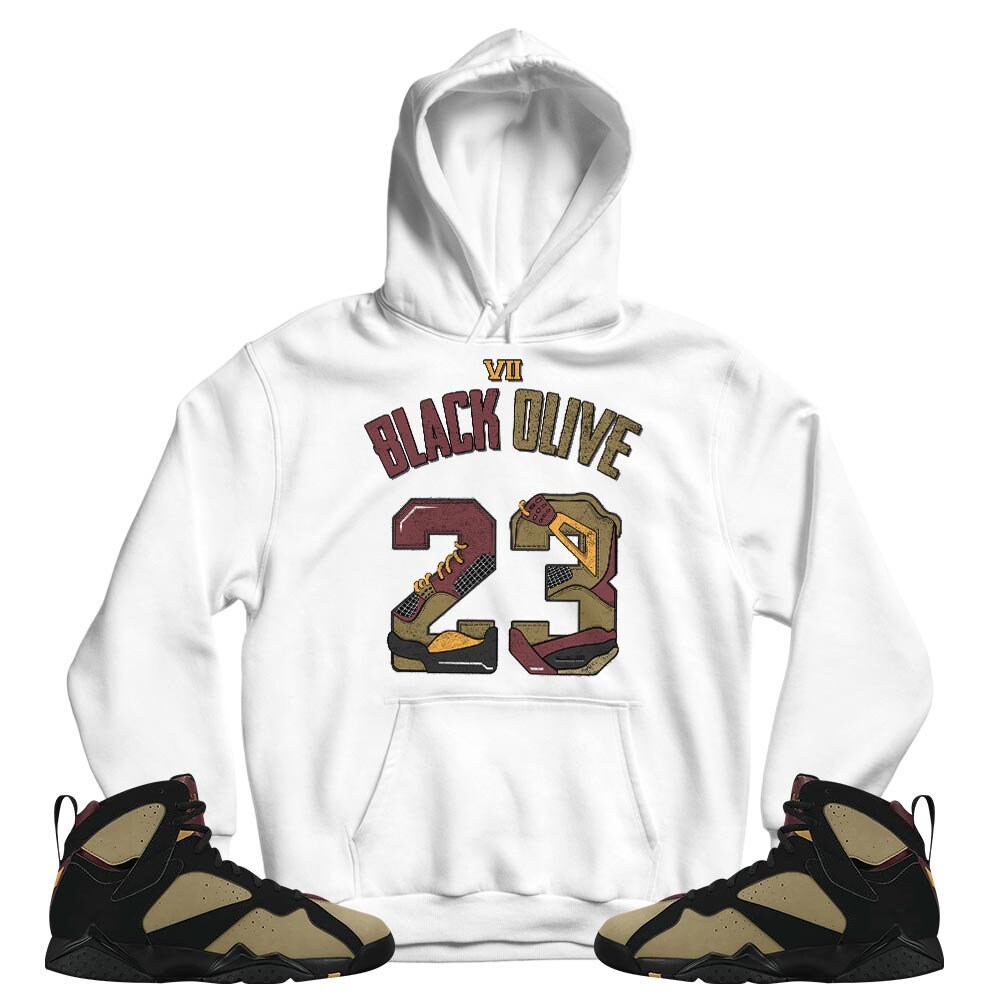 Number 23 Dirty Unisex Sneaker Shirt Match Black Cherrywood 7s Tee, Jordan 7 Black Olive T-Shirt, Hoodie, Sweatshirt - 4.jpg