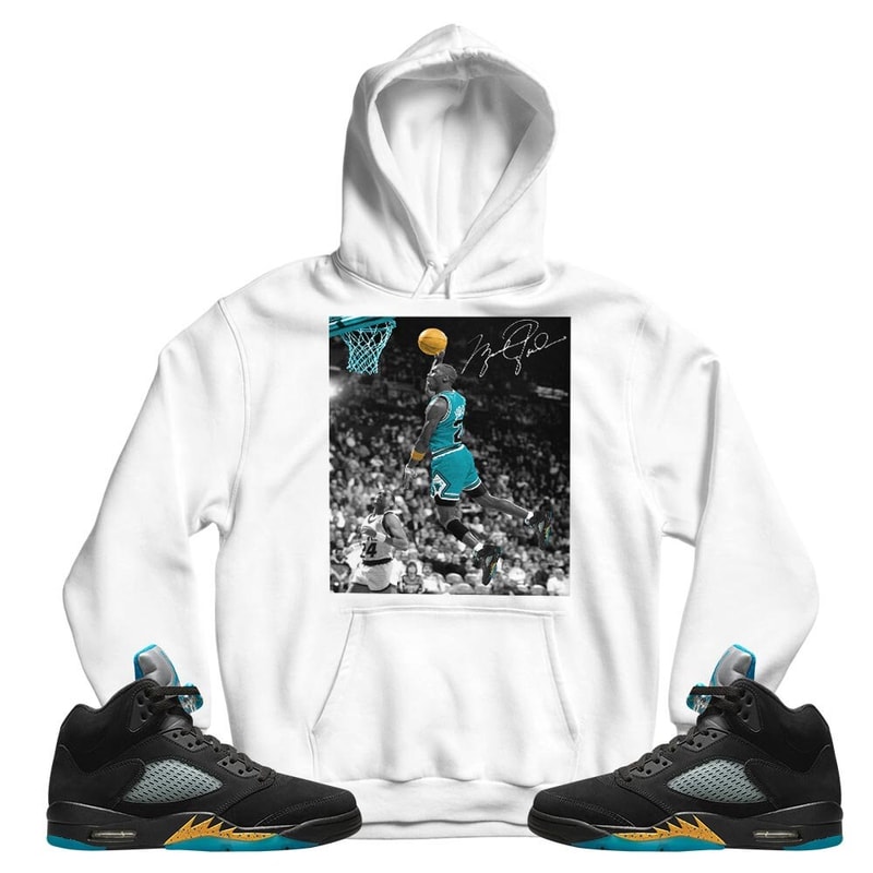 Number 23 Goat Unisex Sneaker Shirt Match 2023 Retro Aqua 5s Tee, Jordan 5 Aqua T-Shirt, Hoodie, Sweatshirt - 4.jpg